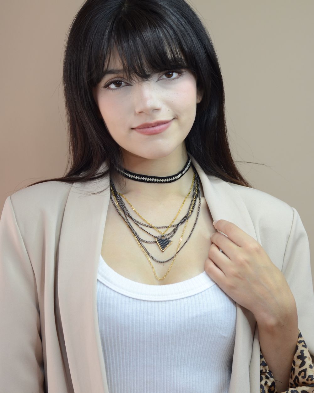 Gargantilla Golden Miyuki Tejida - Imagen 6