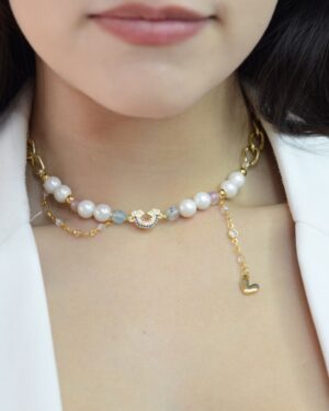 Collar de perlas para mujer
