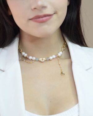 Collar de perlas para mujer