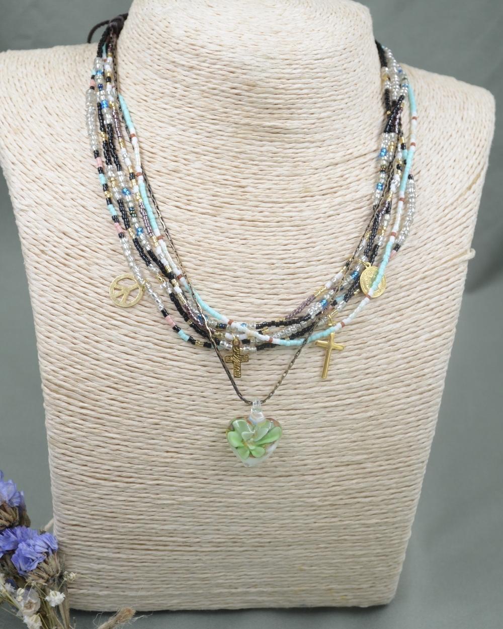Gargantilla collar aventurina