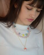 collar de flores