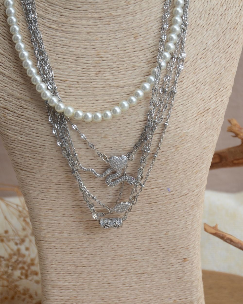 collar cadena dije