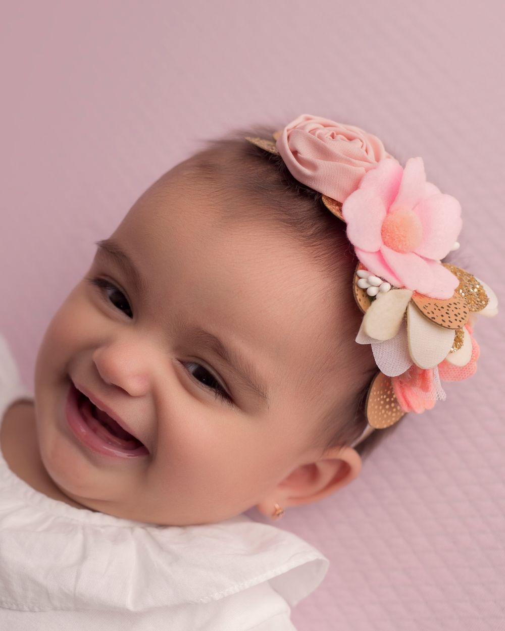 balaca para niña con flores
